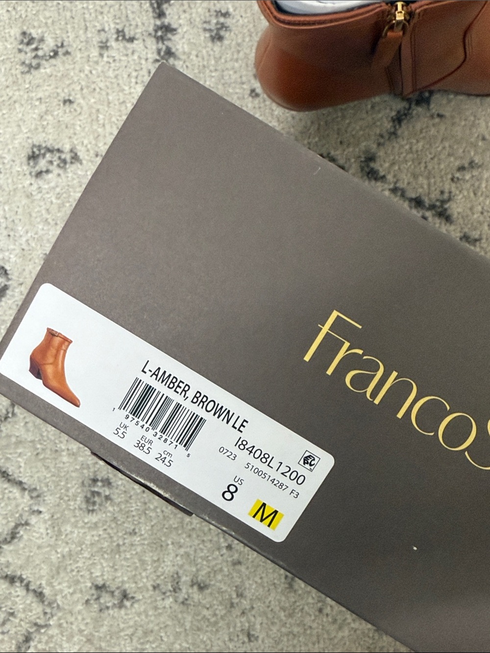 NWT Woman’s Franco Sarto Amber Snip Toe Ankle Boots - Picture 11 of 11